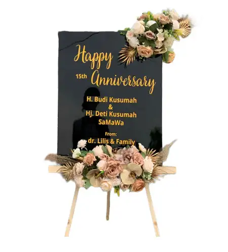 Papan Bunga Akrilik Sinar Bulan