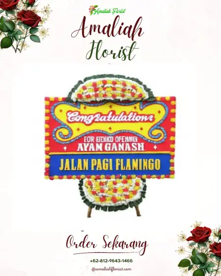 Sewa Papan Bunga Sinar Bulan